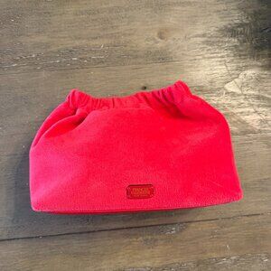 Frances Valentine Bici Red and Gold Chain Pouch/Shoulder Bag